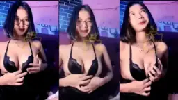 Jeje Cantik Berkacamata Lingerie Sexy Video by AVTub